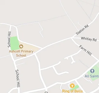 map for Ashcott Primary School