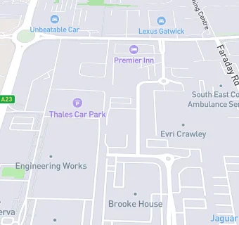 map for The Galley Contract Catering At Boeing UK Training Services