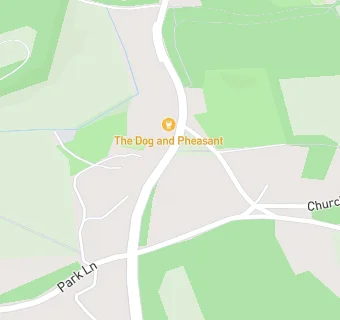 map for The Dog and Pheasant