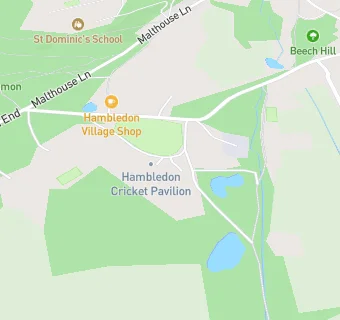 map for Hambledon Village Shop