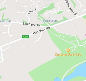 map for Dunorlan Park Cafe