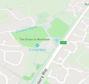 map for Wembdon Village Hall