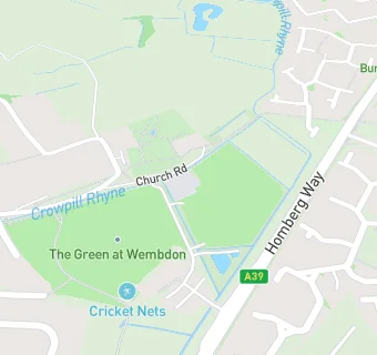 map for Wembdon County Infant School