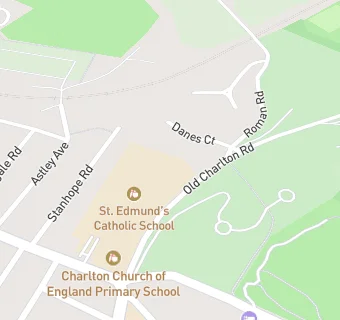 map for St Edmund's Catholic School