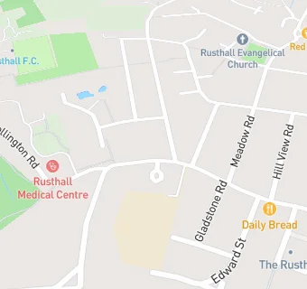 map for Rusthall Cafe