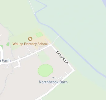 map for The Wallops Pre-School