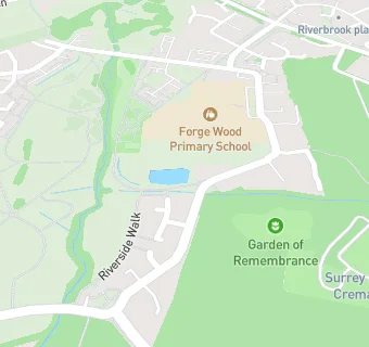 map for Forge Wood Primary School