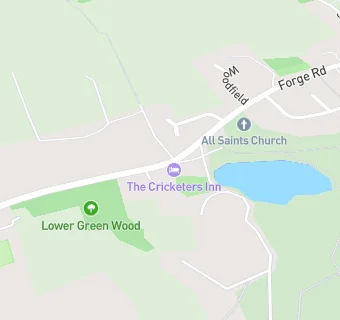 map for Cricketers Inn