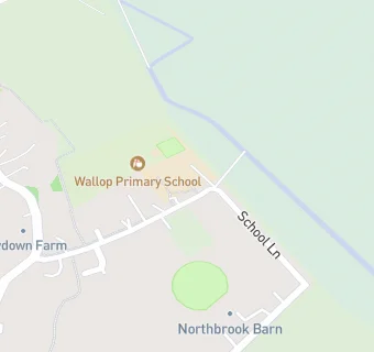 map for Wallop Primary School