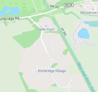 map for Elmbridge Village Restaurant