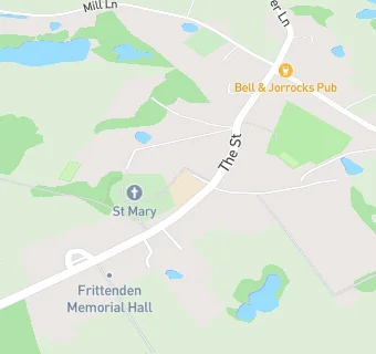 map for Frittenden Church of England Primary School