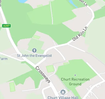 map for Churt Working Men's Club