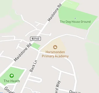 map for Horsmonden Primary School