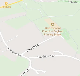 map for West Pennard Primary School