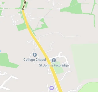 map for Felbridge & Sunnyside Cricket Club