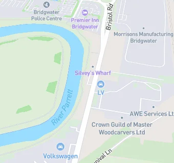 map for Marshall Volkswagen Bridgwater