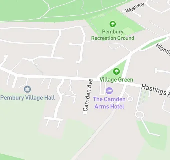 map for Pembury Pharmacy