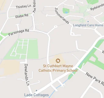 map for St Cuthbert Mayne RC Primary School