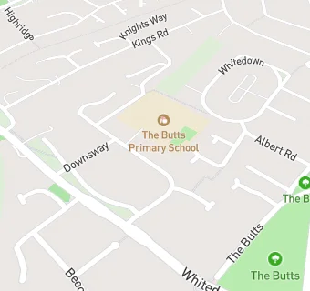 map for The Butts Primary School