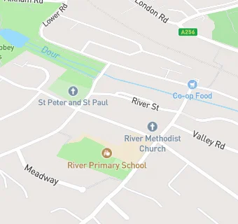 map for River Primary School