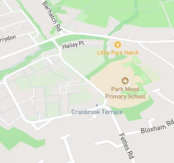 map for Park Mead Primary School