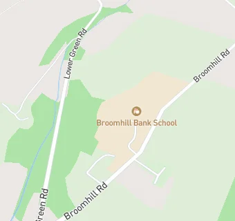 map for Broomhill Bank School