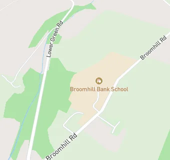 map for Broomhill Bank School