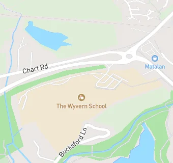 map for The Wyvern School