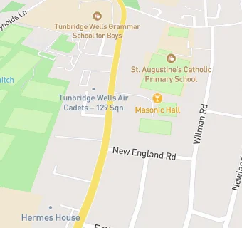 map for Tunbridge Wells Sports Ground Ltd