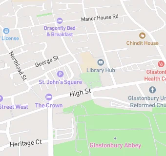 map for St John's Church of England Voluntary Controlled Infants School