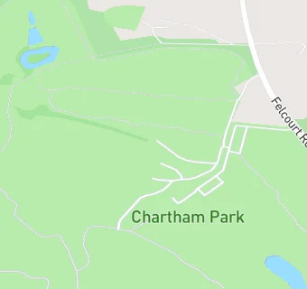 map for Chartham Park Golf & Country Club