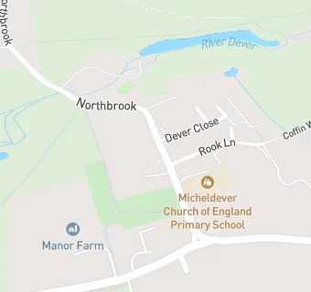 map for Micheldever Primary School