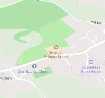 map for Smarden Primary School