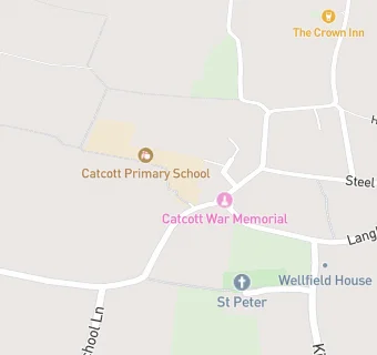 map for Catcott Primary School