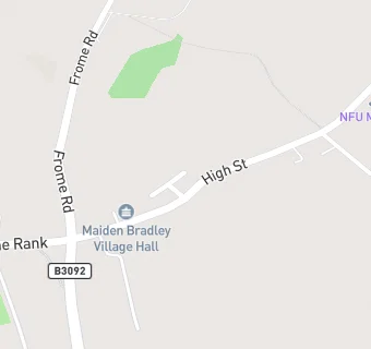 map for Maiden Bradley Memorial Hall