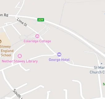 map for Quantock Stores Post Office & Tea Rooms