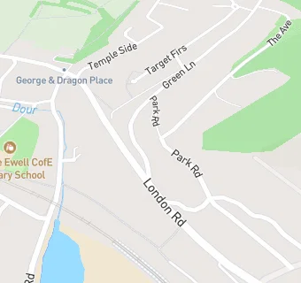 map for Temple Ewell Nursing Home