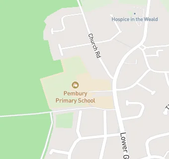 map for Pembury School