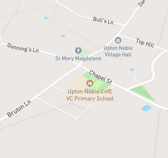 map for Upton Noble CofE VC Primary School