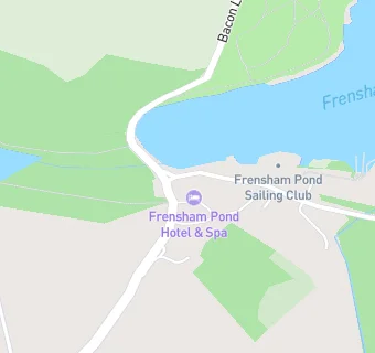 map for Frensham Pond Hotel