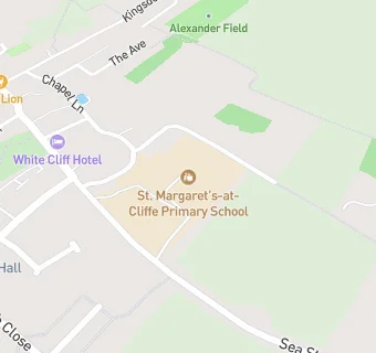 map for St Margarets At Cliffe Nursery And After School Club