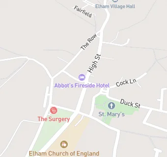 map for Elham Valley Stores