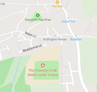 map for The Chandler CofE Aided Junior School