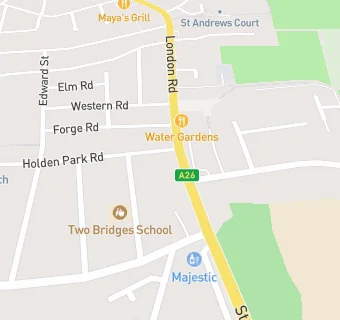 map for Ridgewaye Centre