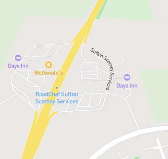 map for McDonalds A34 SB