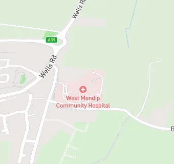 map for West Mendip Community Hospital