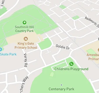 map for Kings Gate Primary School