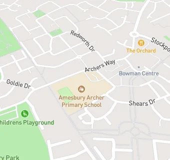 map for Cleverchefs Ltd @ Amesbury Archer Sc