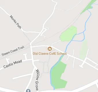 map for Old Cleeve CofE School, Washford