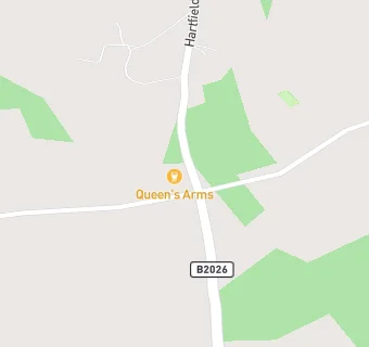 map for The Queens Arms